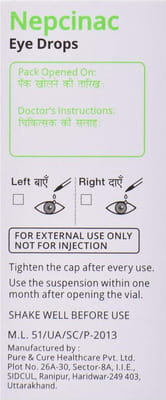 Nepcinac Bottle Of 5ml Eye Drops