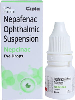 Nepcinac Bottle Of 5ml Eye Drops