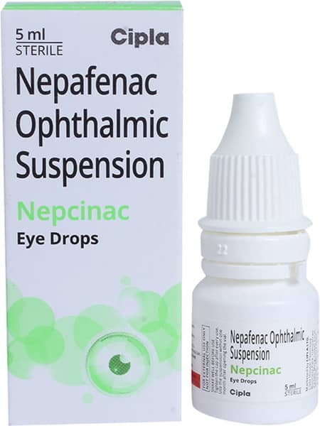 Nepcinac Bottle Of 5ml Eye Drops