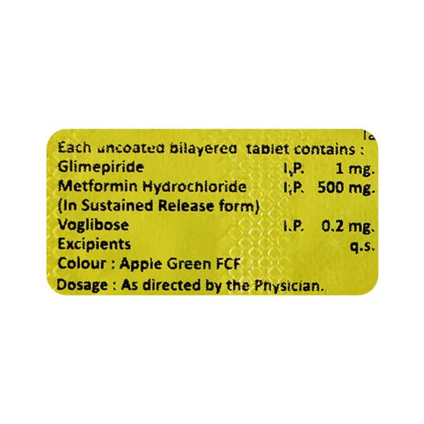 Xadomet Vg 1Mg Strip Of 10 Tablets