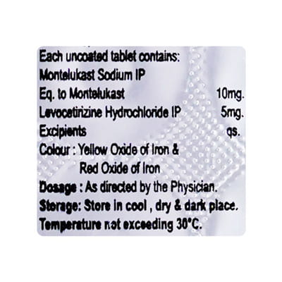 Dualmont Lc Strip Of 10 Tablets