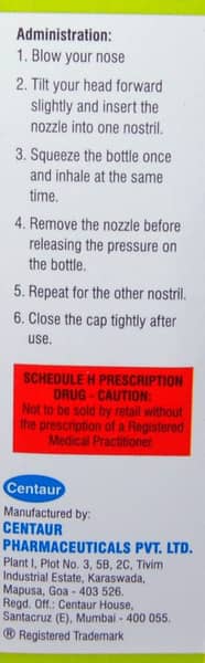 Sinarest New 0.05% Adult Bottle Of 10ml Nasal Spray