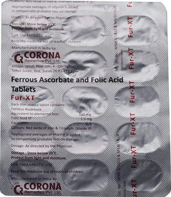 Fur Xt Strip Of 15 Tablets