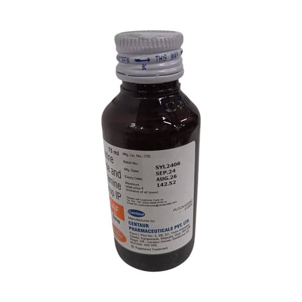 Sinarest Af New Delicious Orange Flavour Bottle Of 75ml Syrup