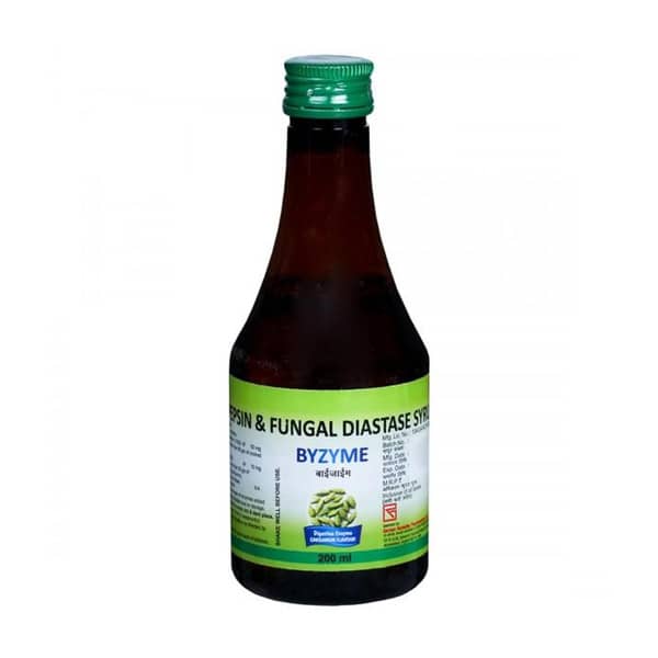 Byzyme Cardamom Flavour Bottle Of 200ml Syrup