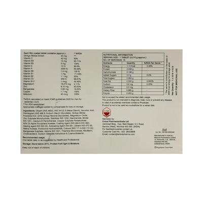 Zincocid Strip Of 15 Tablets