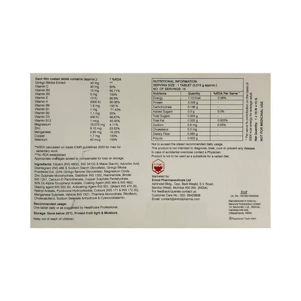 Zincocid Strip Of 15 Tablets