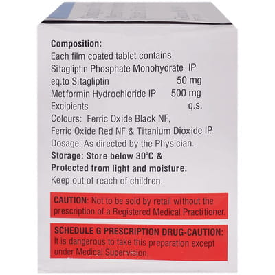 Glura M 500mg Strip Of 15 Tablets