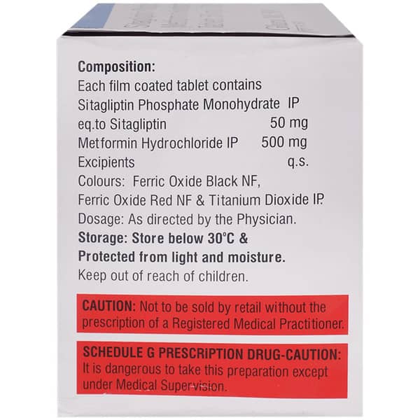 Glura M 500mg Strip Of 15 Tablets