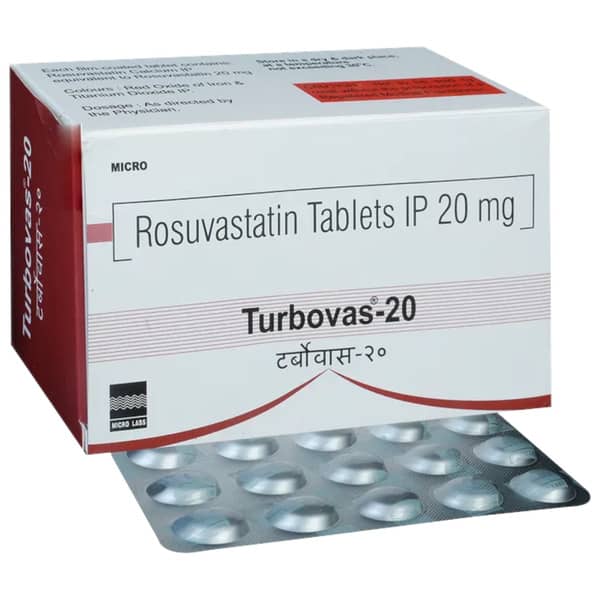 Turbovas 20mg Strip Of 15 Tablets