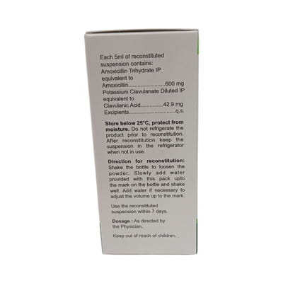 Clavam Es Orange Flavour Bottle Of 50ml Dry Syrup