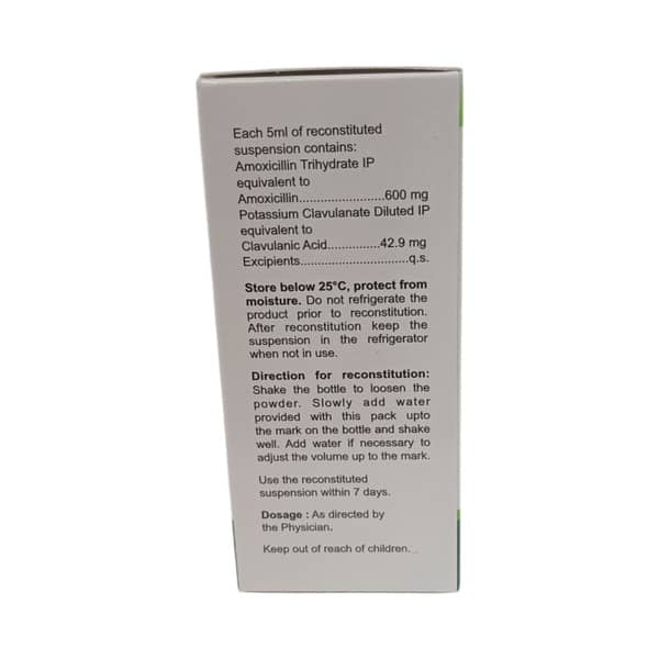 Clavam Es Orange Flavour Bottle Of 50ml Dry Syrup