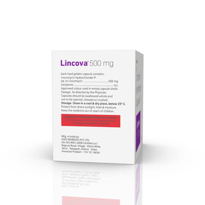Lincova 500mg Strip Of 10 Capsules