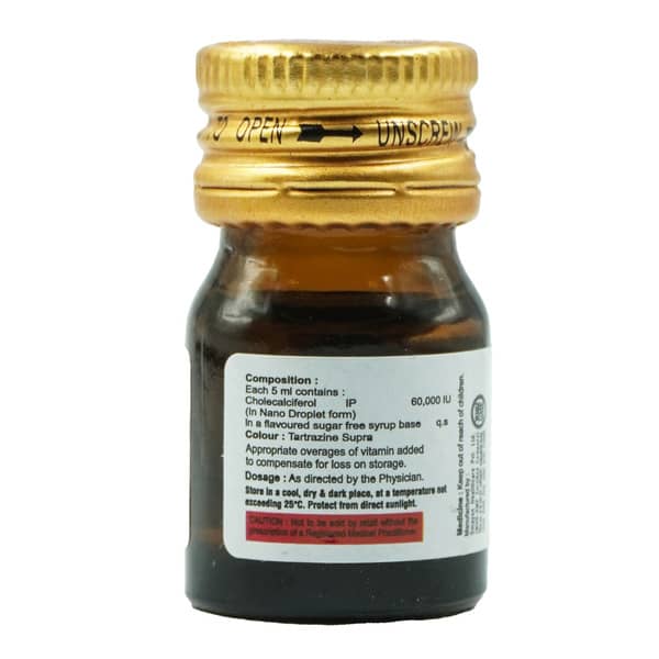 D3sf Nano Shot Mango Flavour Sugar Free Bottle Of 5ml Oral Solution