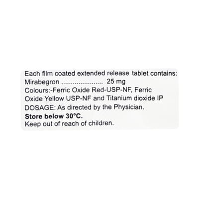 Msn Mirabig S 25mg Strip Of 10 Tablets