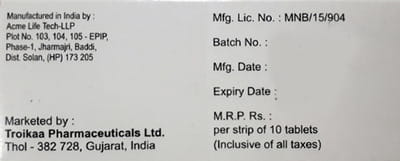 Etotroy 60mg Strip Of 10 Tablets