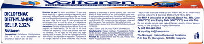 Voltaren 2.32% Tube Of 30gm Gel