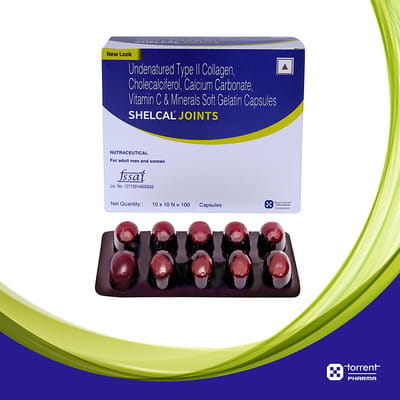 Shelcal Joints Strip Of 10 Capsules