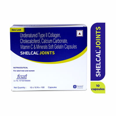 Shelcal Joints Strip Of 10 Capsules