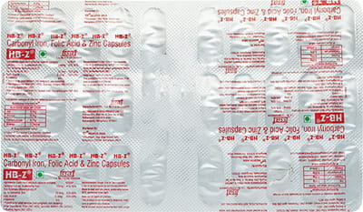 Hb Z Strip Of 30 Capsules