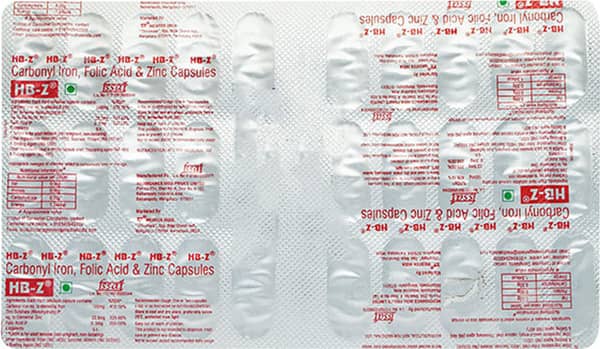 Hb Z Strip Of 30 Capsules