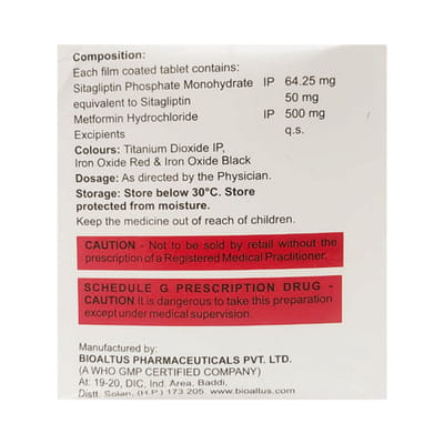 Simira M 50/500mg Strip Of 15 Tablets