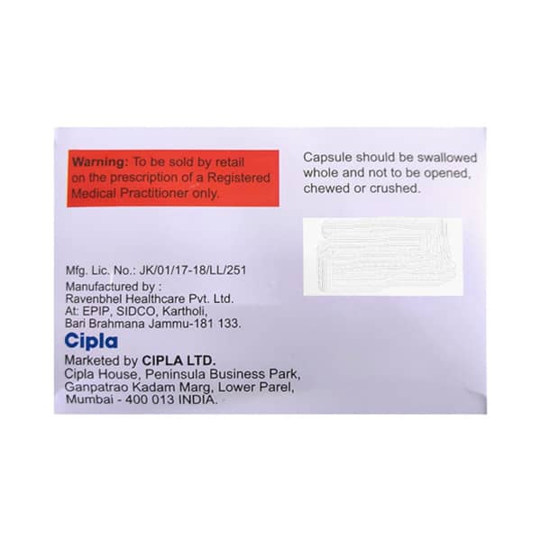 Nova D 50mg Strip Of 10 Capsules