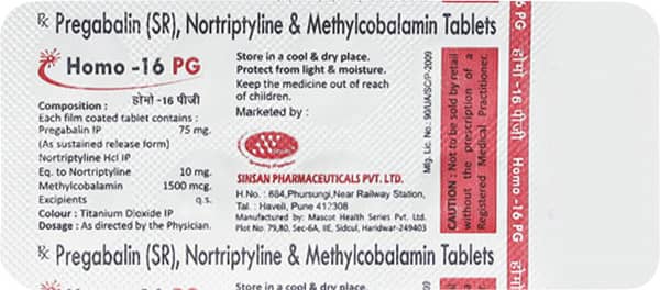 Homo 16pg Strip Of 10 Tablets