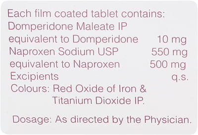 Naxdom 500mg Strip Of 15 Tablets