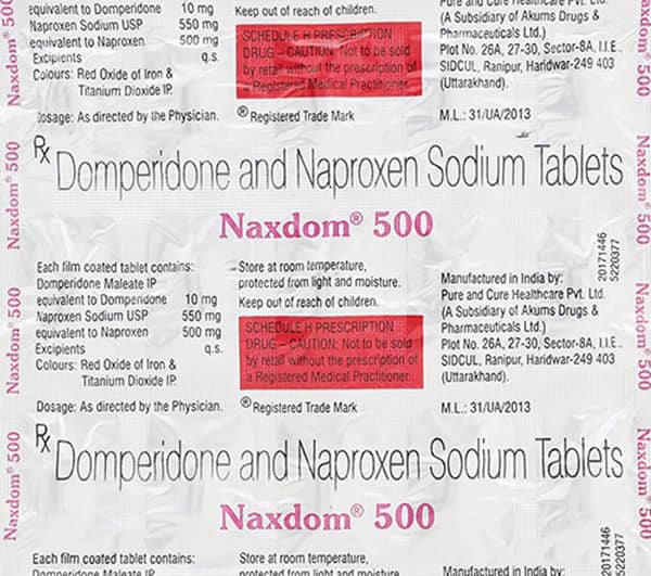 Naxdom 500 Tablet