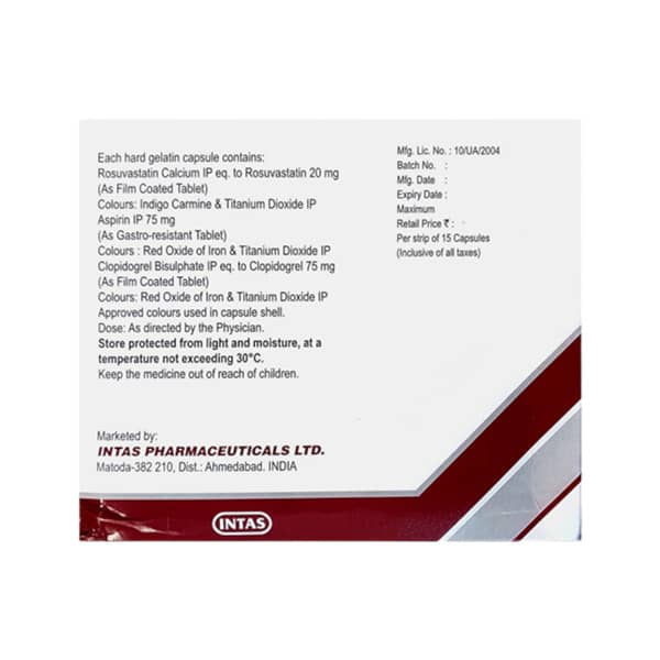 Preva Gold 20mg Strip Of 15 Capsules