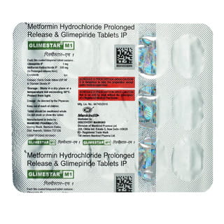Glimestar M 1Mg Strip Of 15 Tablets
