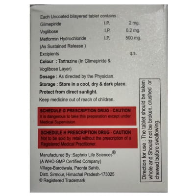 Met Trio 2mg Strip Of 10 Tablets