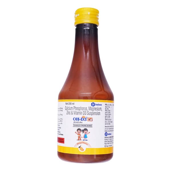 Oh D3 Cal Mango Flavour Bottle Of 200Ml Suspension