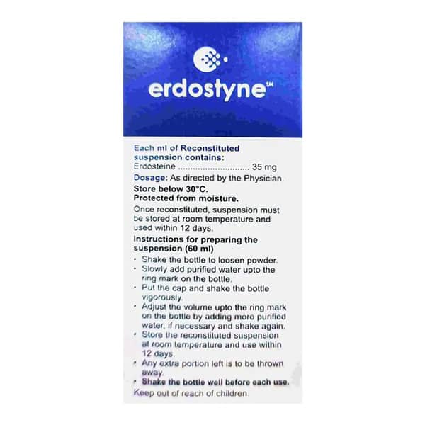 Erdostyne Bottle Of 60Ml Suspension