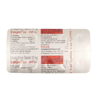 Empri 10mg Strip Of 10 Tablets