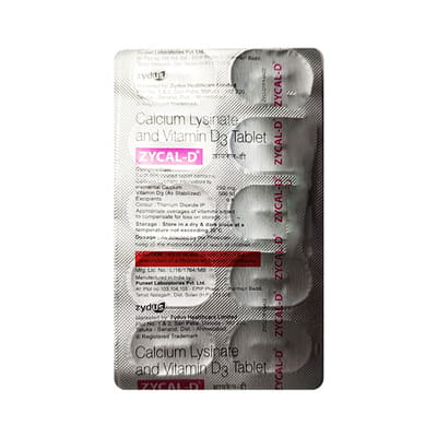 Zycal D Strip Of 10 Tablets