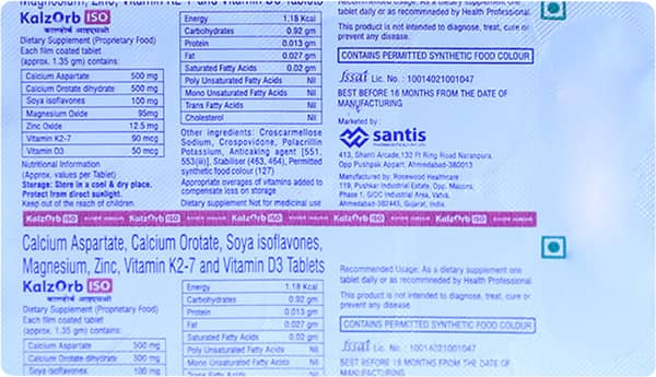 Kalzorb Iso Strip Of 10 Tablets