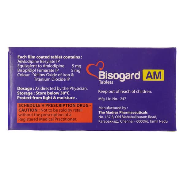 Bisogard Am 5Mg Strip Of 10 Tablets
