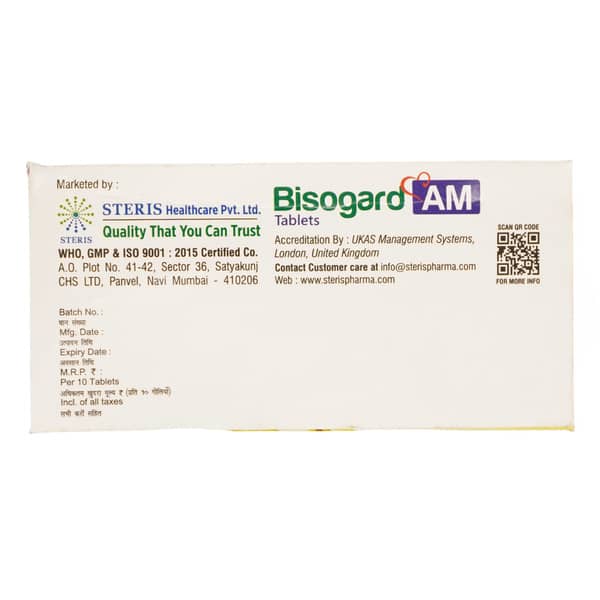 Bisogard Am 5Mg Strip Of 10 Tablets