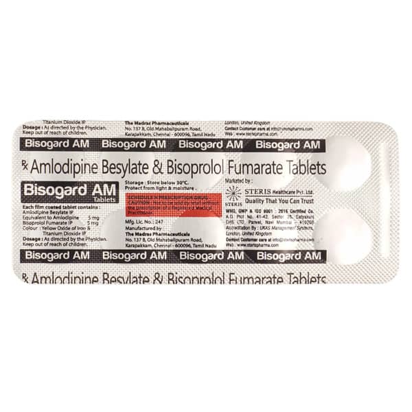 Bisogard Am 5Mg Strip Of 10 Tablets