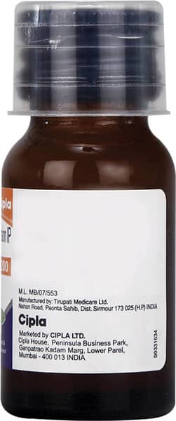 Azomycin 200mg Peppermint And Orange Flavour Bottle Of 15ml Suspension