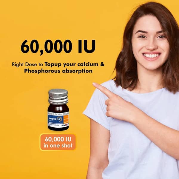 Topup D3 Sugar Free Bottle Of 5ml Oral Solution