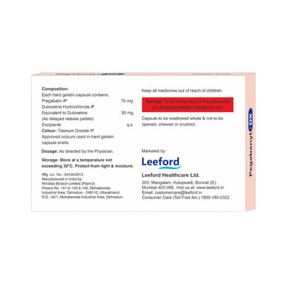 Pegabanyl Dx Strip Of 10 Capsules