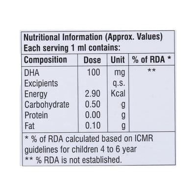 Brainwell Kids Mango Flavour Bottle Of 30ml Oral Drops