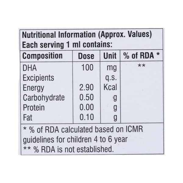 Brainwell Kids Mango Flavour Bottle Of 30ml Oral Drops