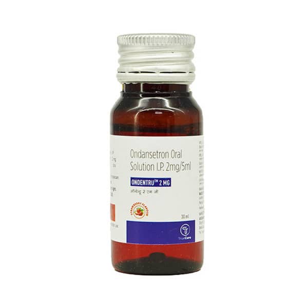 Ondentru 2Mg Strawberry Flavour Bottle Of 30Ml Oral Solution