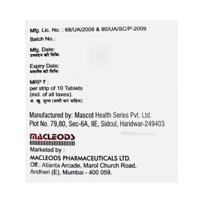 Sitadapa M 100/10/1000mg Strip Of 10 Tablets