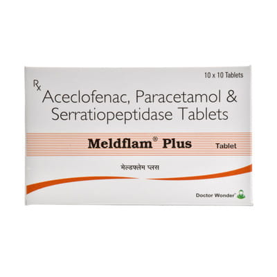 Meldflam Plus Strip Of 10 Tablets