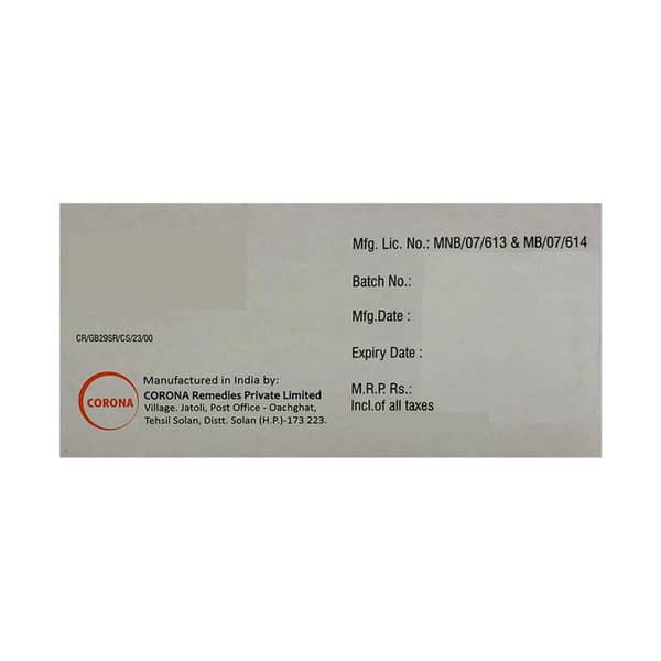 Gb 29 Sr Strip Of 15 Tablets